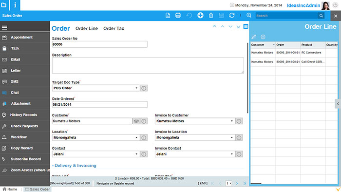 VIENNA Advantage Screenshot