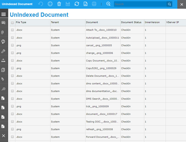 indexing dms features